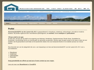 AANNEMERSBEDRIJF W VAN DER LAARSE EN ZN BV