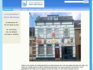 WAAL SCHILDERSBEDRIJF PAUL DE