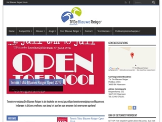 BLAUWE REIGER DE TENNISVERENIGING