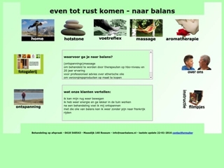BALANS PRAKTIJK VOOR AROMATHERAPIE VOETREFLEX EN MASSAGE