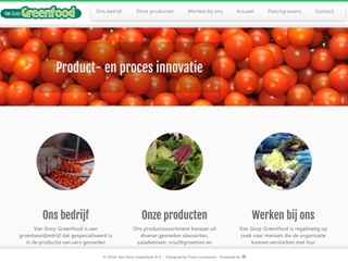 VAN GORP GREENFOOD BV