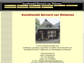 BERNARD VAN WELSENES KUNSTHANDEL