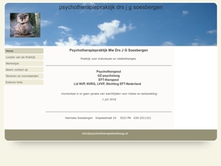 SOESBERGEN PSYCHOTHERAPEUT MEVR DRS J G