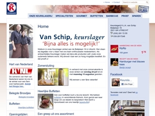 SCHIP KEURSLAGERIJ VAN