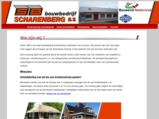 SCHARENBERG BV BOUWBEDRIJF