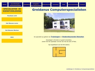 GREIDANUS COMPUTEROPLEIDINGEN EN SECRETARIAATSDIENSTEN