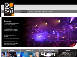 SHOWCASE LICHT EN GELUID