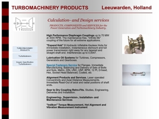 TURBOMACHINERY PRODUCTS