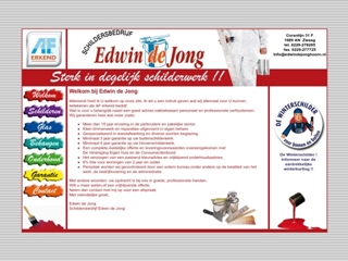 JONG SCHILDERSBEDRIJF EDWIN DE