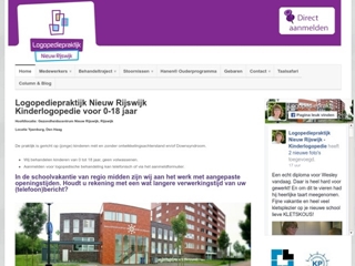 NIEUW RIJSWIJK LOGOPEDIEPRAKTIJK