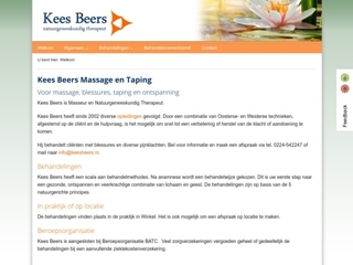 BEERS MASSAGE EN TAPING KEES