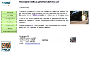 CARAVANS DAMEN RECREATIESERVICE