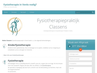 CLASSENS KINDERFYSIOTHERAPIE EN FYSIOTHERAPIE