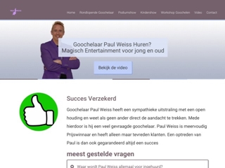 GOOCHELAAR PAUL WEISS MAGIC EVENTS