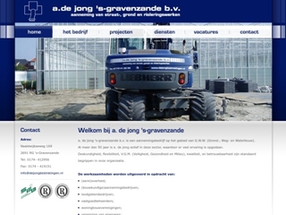 JONG S-GRAVENZANDE BV A DE