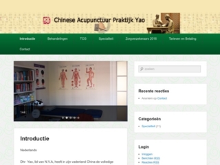 CHINESE ACUPUNCTUURPRAKTIJK YAO