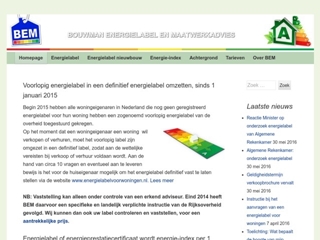 BOUWMAN ENERGIELABEL EN MAATWERKADVIES