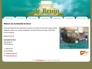AUTOBEDRIJF DE BRUIN