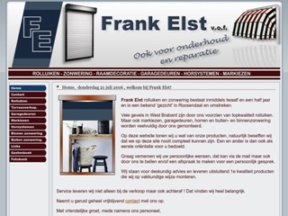FRANK ELST ROLLUIKEN EN ZONWERING