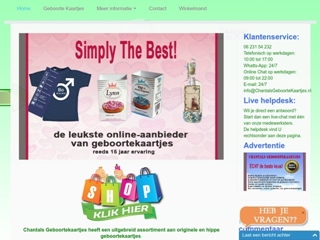 CHANTALSGEBOORTEKAARTJES