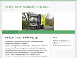 KRANS BV HANDELS- EN VERHUURBEDRIJF