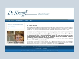 ADVOCATENKANTOOR DE KRUIJFF