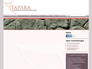 JAPARA VOOR PERSONEN/ORGANISATIE ONTWIKKELING
