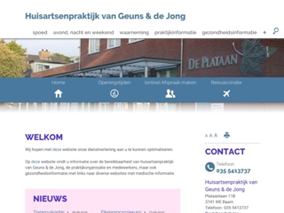 GEUNS EN MW A J DE JONG HUISARTSENPRAKTIJK DHR H G VAN