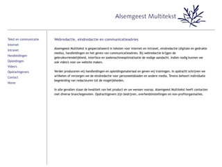 ALSEMGEEST MULTITEKST