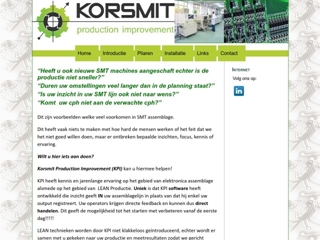 KORSMIT PRODUCTION IMPROVEMENT