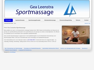 GEA LEENSTRA SPORTMASSAGE