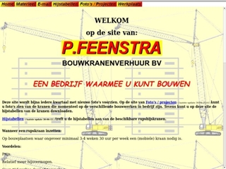 FEENSTRA BOUWKRANENVERHUUR BV