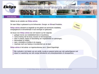 EKLIPS ADVIESBUREAU VOOR ENERGIE EN KLIMAAT PRESTATIES