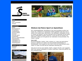 PETERS SPORT- EN SPELUITLEEN
