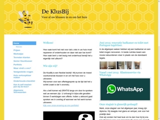 KLUS BIJ DE