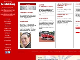 SCHUTSKAMP TENNISVERENIGING TV DE