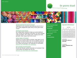 HANDWERKPLAATS DE GROENE DRAAD