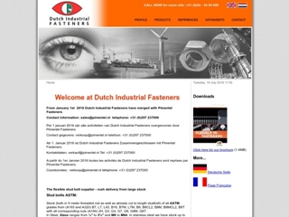 DUTCH INDUSTRIAL FASTENERS BV