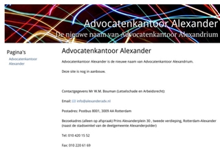 ADVOCATENKANTOOR ALEXANDER