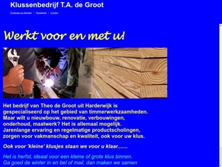 GROOT KLUSSENBEDRIJF T A DE