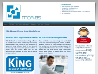 MOA-BS ADMINISTRATIEVE SOFTWARE/KING