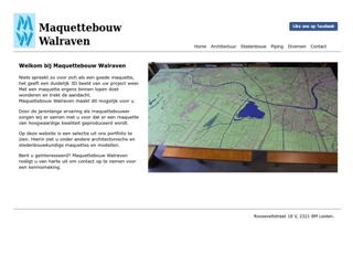 MAQUETTEBOUW WALRAVEN