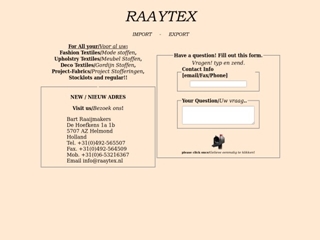 RAAYTEX MEUBELSTOFFEN