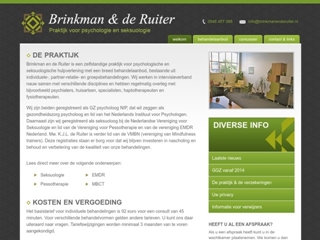 PRAKTIJK V PSYCHOLOGIE & SEKSUOLOGIE BRINKMAN & DE RUITER