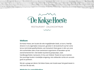 KOKSEHOEVE CAFE RESTAURANT ZALEN DE