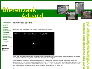 DIERENZAAK ADUARD VOLIEREBOUW