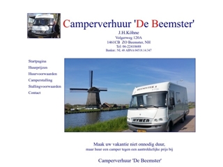 CAMPERVERHUUR DE BEEMSTER