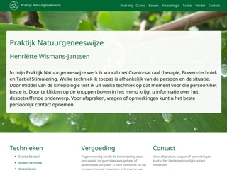 WISMANS-JANSSEN PRAKTIJK NATUURGENEESWIJZE H