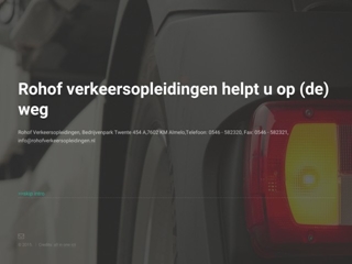 ROHOF VERKEERSOPLEIDINGEN