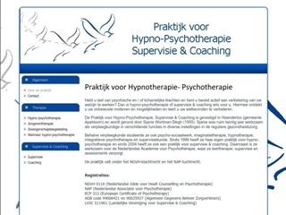 HYPNO- PSYCHOTHERAPIE SJANIE WORTMAN PRAKTIJK VOOR